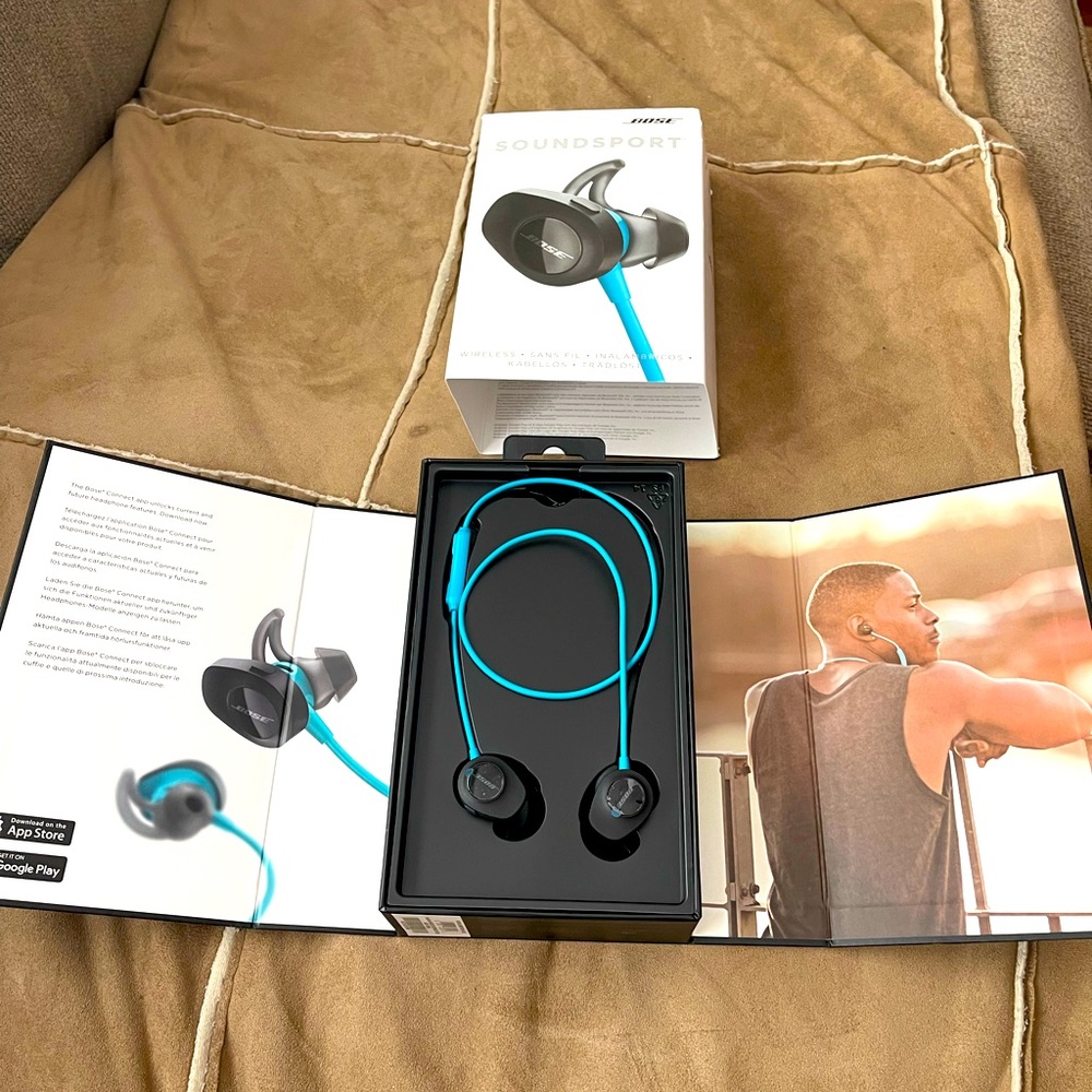 Bose soundsport wireless headset -Aqua